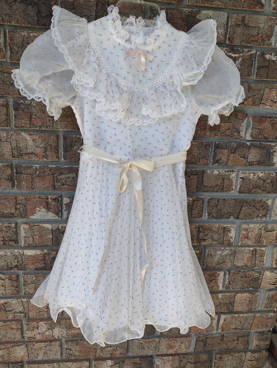 Merry Girl Other - Vintage Merry Girl Fancy Party Dress Frilly Size 10 With Liner Made In The USA